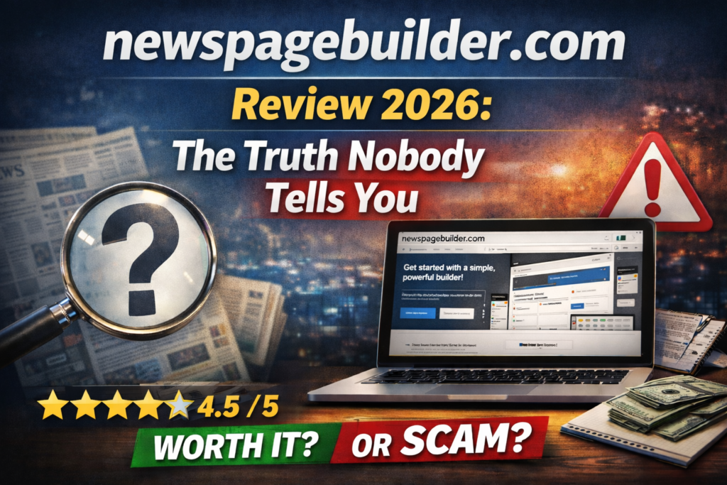 Newspagebuilder.com Review 2026: Real Experience & Honest Verdict newspagebuilder.com